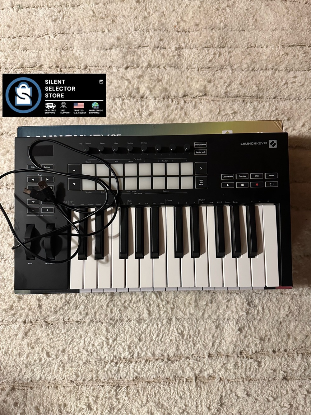 Launchkey 25 MIDI Keyboard Controller - Black